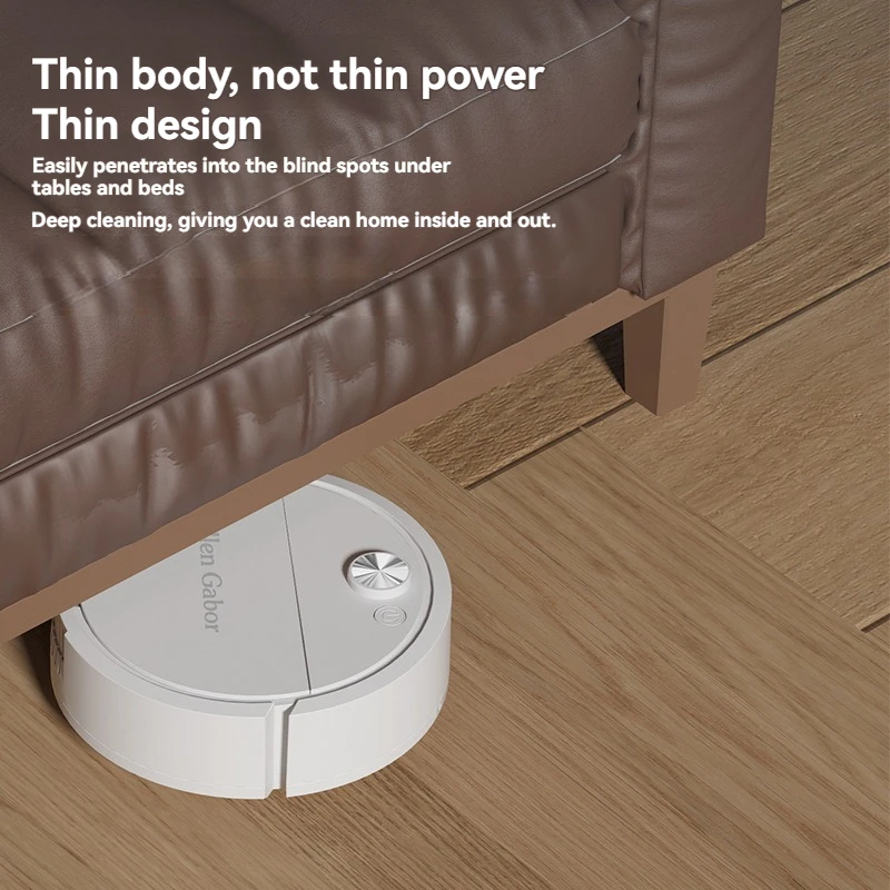 روبوت كاسح ذكي صغير 3 في 1، آلة تنظيف كسول، معدات تنظيف منزلية احترافية #3