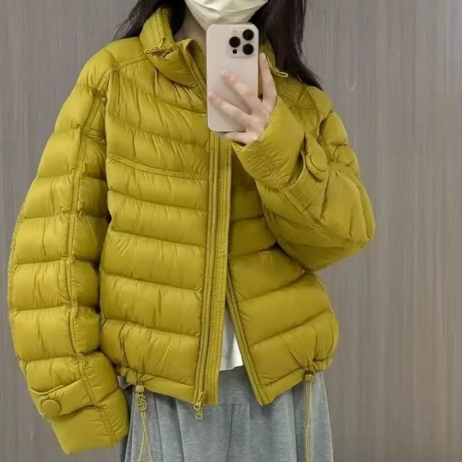 Fashion Down Coat Women Parkas2026 New Winter Collar Warm Cotton Padded Jacket Short Loose Outwear Female Plus Size Overwear Top