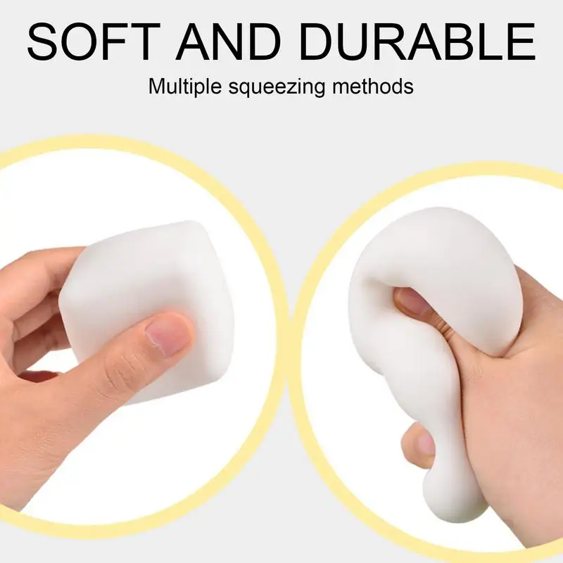 Soft Tofus Squishys Mochi Toys Decompressions Stretch Stress Ball For Kids Adult Anti Stress Fidget Toys Christmas Gifts