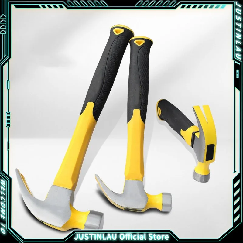 

Многофункциональный молоток-гвоздодер, деревообрабатывающие инструменты, магнитный молоток с круглой/квадратной головкой, ударная поверхность, молоток для ногтей, безопасные ручные инструменты