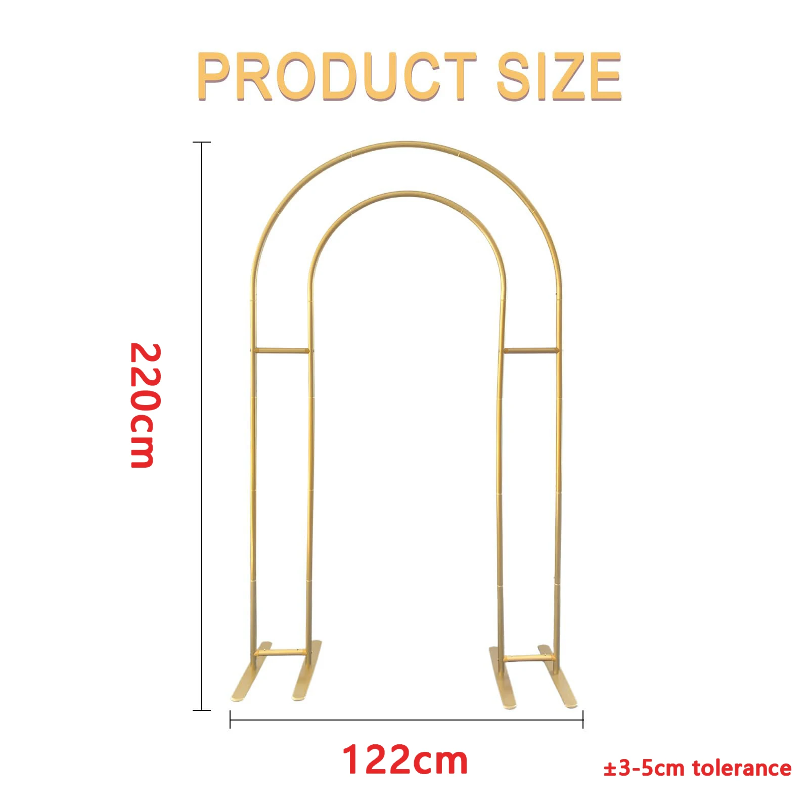 Open Arch Backdrop Frames, Double Arch Frames, Customizable Covers for Weddings, Birthday Parties, Baby Showers, Photo Booths