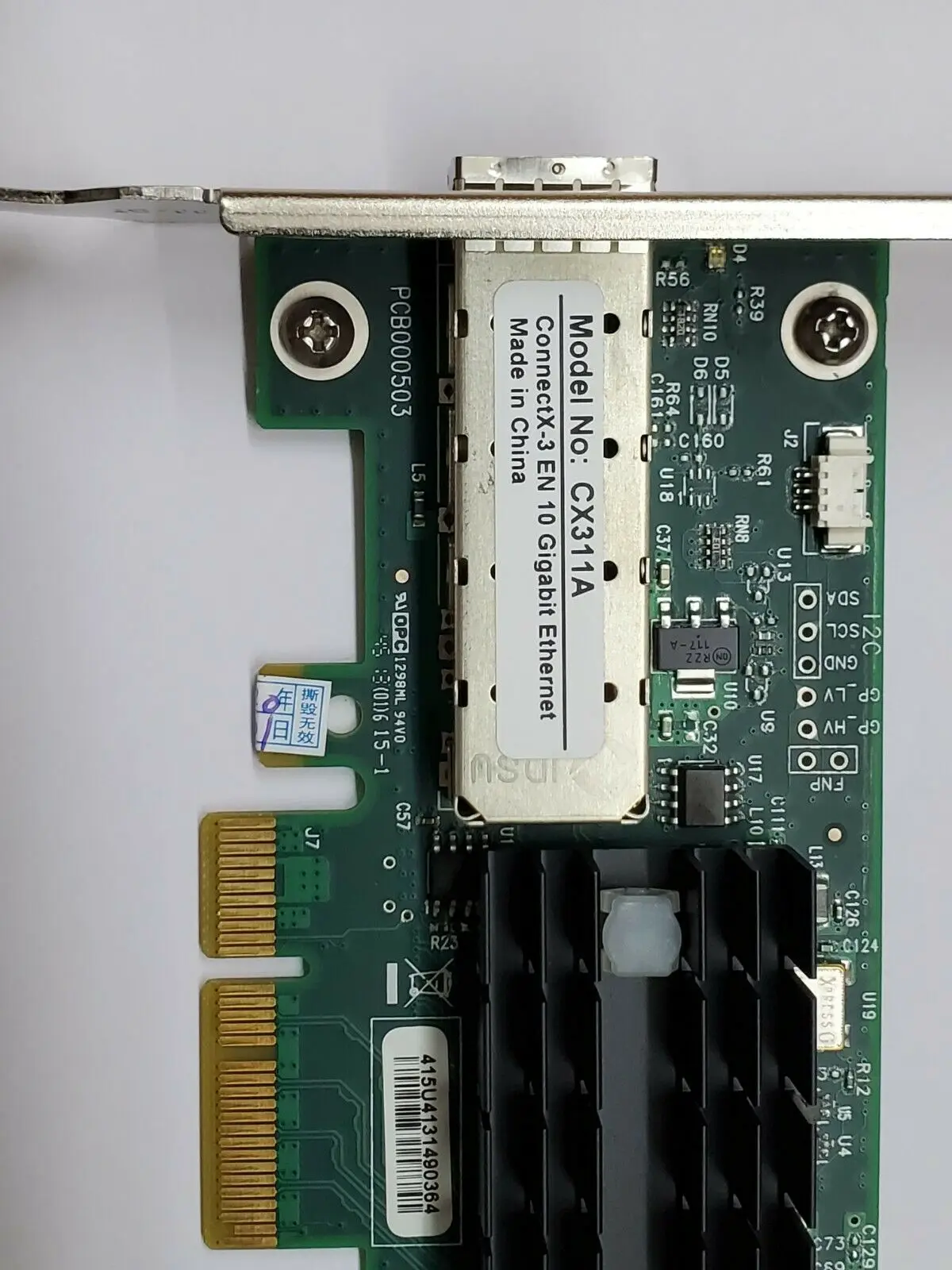 Imagem -03 - Adaptador de Rede Ethernet Mcx311a-xcat Connectx3en 10 Gigabit Cx311a para Magellanox