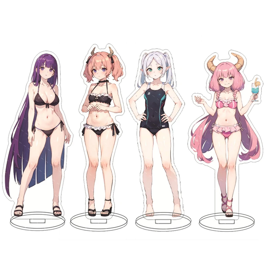 16CM Anime Acryl-Ständer ‌   Frieren: Beyond Journey's End Edel Fern Aura ‌   Frieren Cosplay-Figuren-Ornamente Exquisite Schreibtischgeschenke