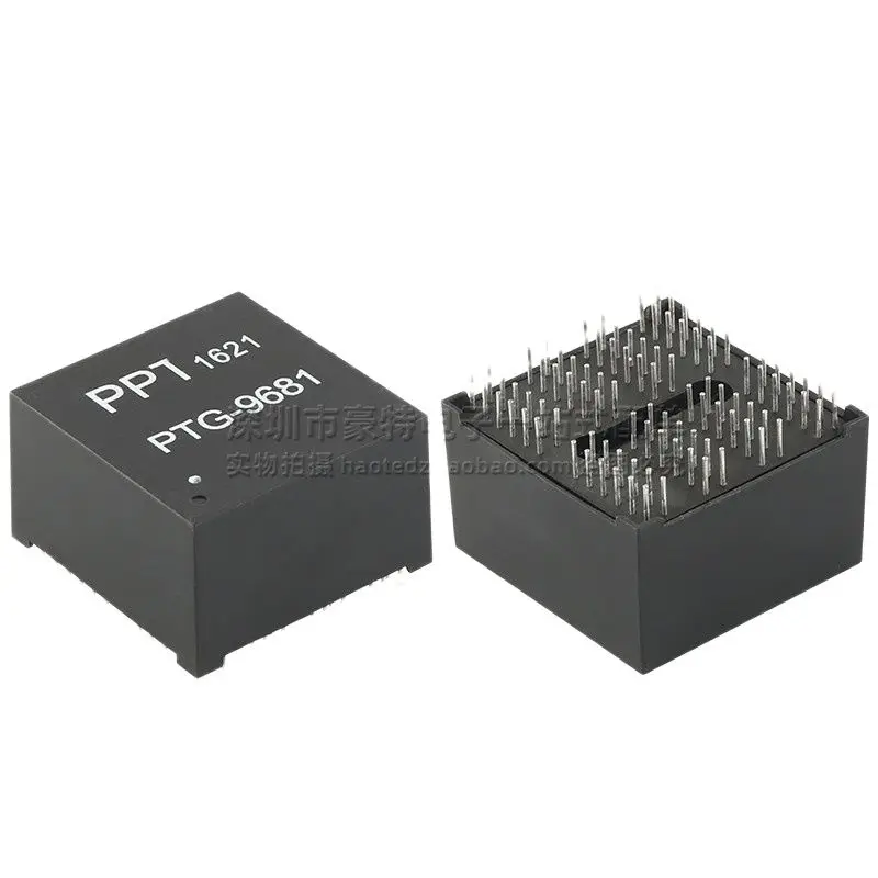 2pcs/ PTG-9681 DIP96 96PIN Ethernet Gigabit Ethernet port transformer filter brand new original straight shot