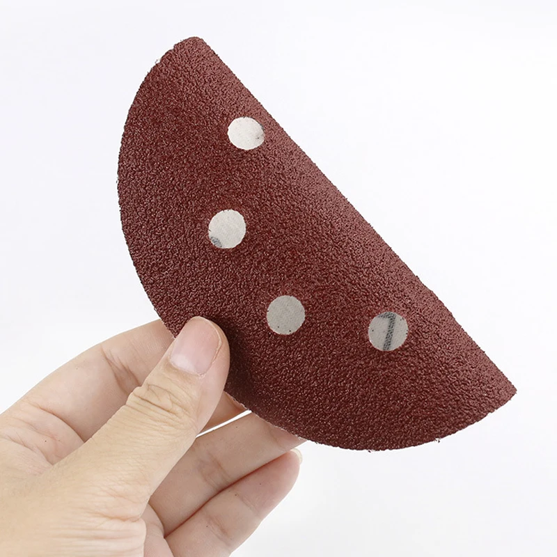 50/100 قطعة 125 مللي متر أقراص الصنفرة شكل دائري الصنفرة للخشب جدار معدني تلميع 8 حفرة ساندر لوحة تلميع 80-3000 فريك