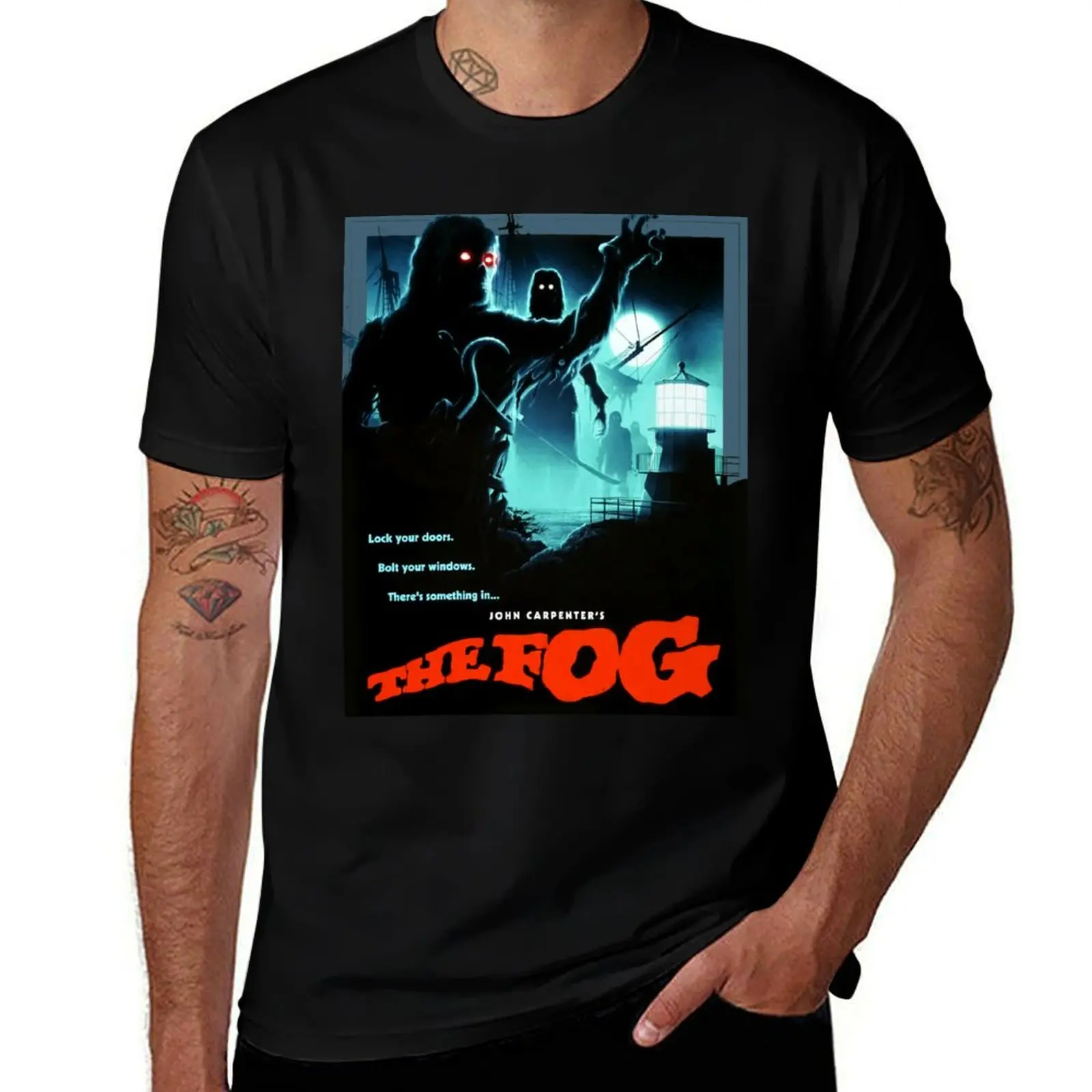 When The Fog Rolls In... The Terror Begins! T-Shirt High Quality Durable T-Shirt