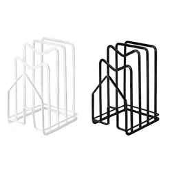 Iron Pot Lid Storage Rack Kitchen Chopping Cutting Board Holders Multi Layer Pot Racks Shelf Stand Kitchen Storage Organizers