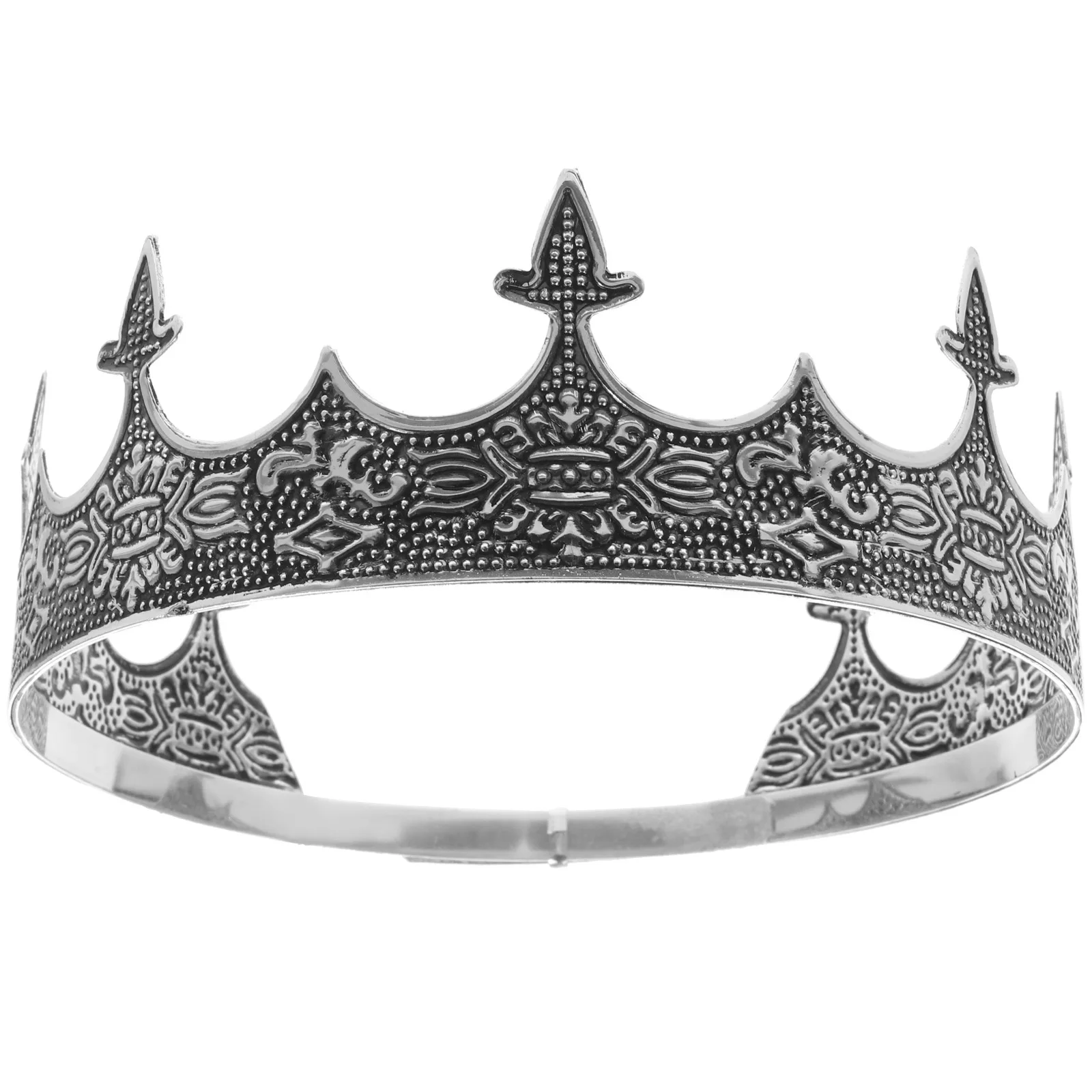 Beaupretty Golden Headband for Men Women Gothic Medieval Costume Accessory Cosplay Party Retro Headdress Jewelry