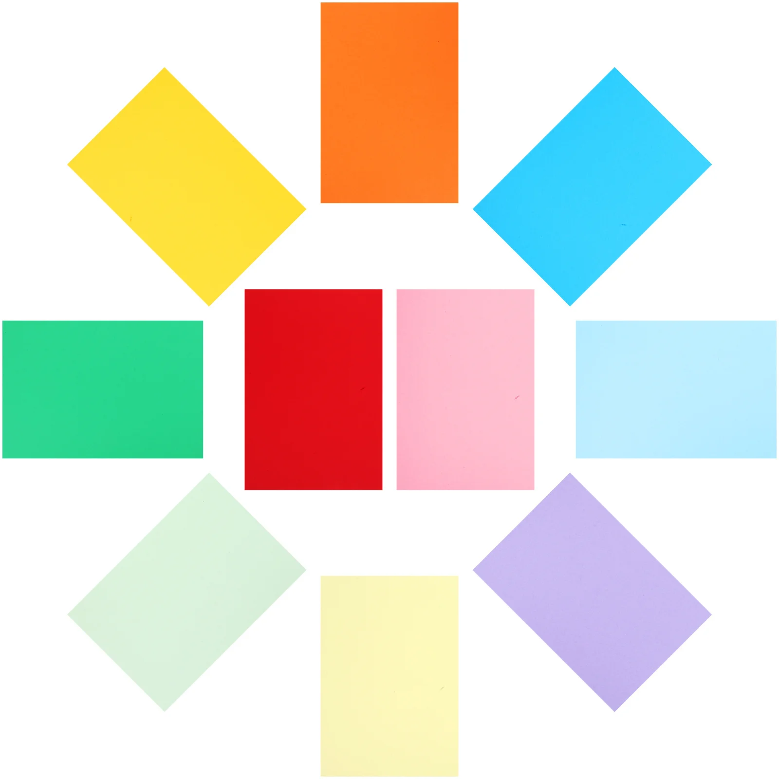 50 Sheets Thick Colored Cardstock 250gsm Paper for DIY Craft Projects Card Making Scrapbooking Printing School Office