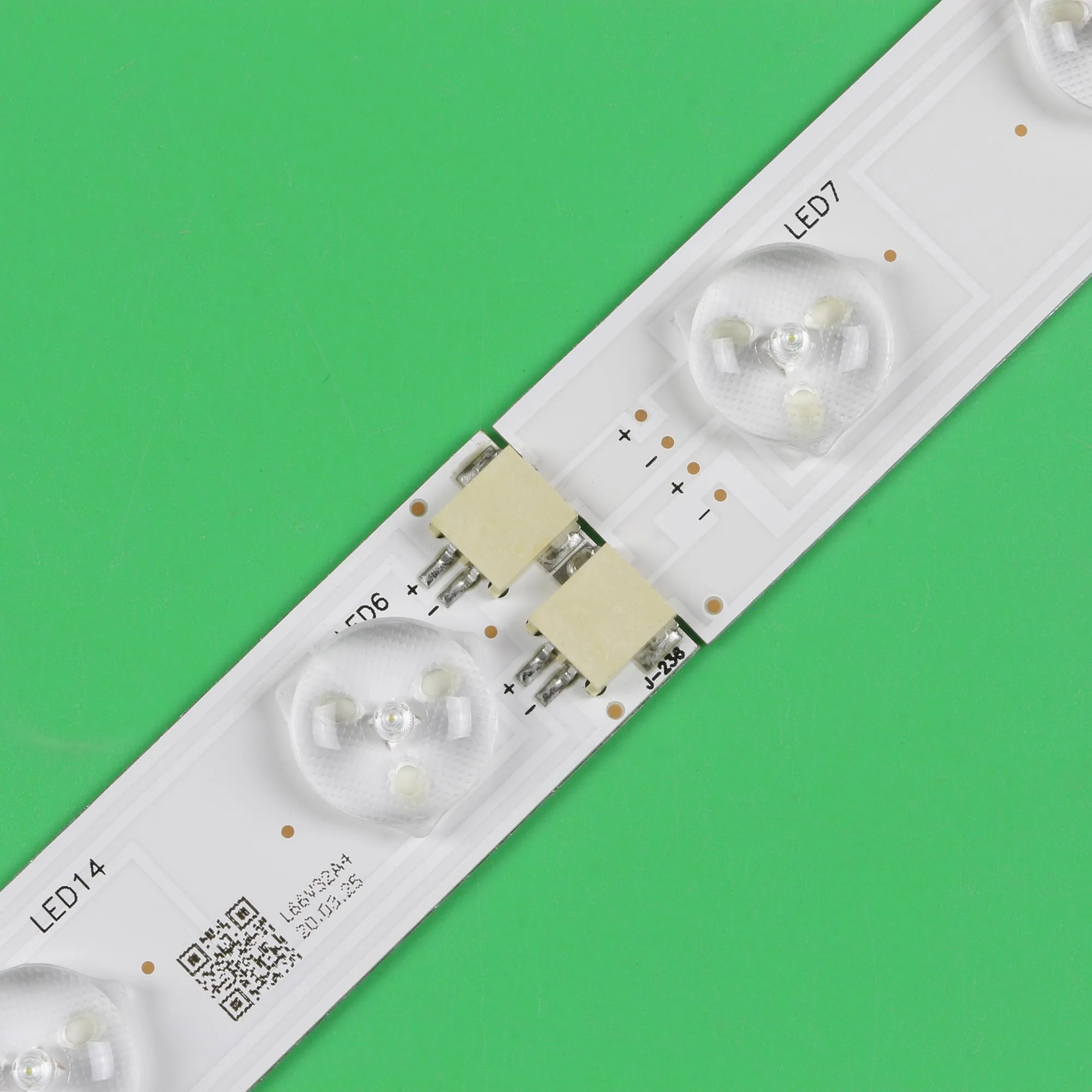 Led backlight tira para toshiba, 39l3300vj, svt390a07, novo, 8 pcs/set