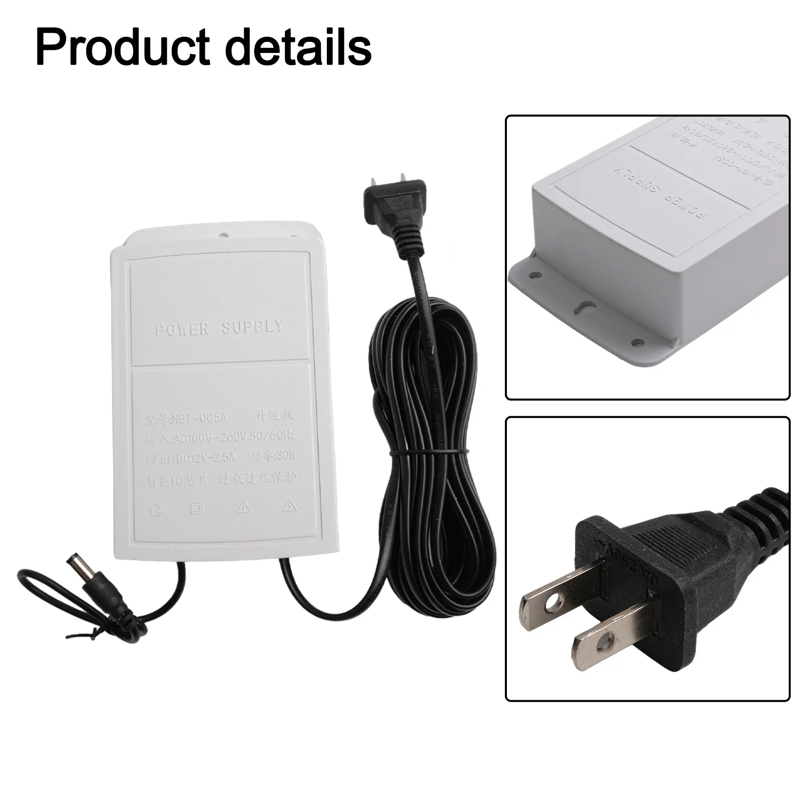 Home Security Systems UPS Power Supply Endurance Power Supply Easy To Install High-capacity Battery Long-lasting Power Metal