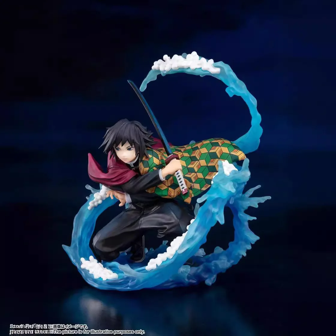 

17cm Bandai anime Ghost Destroyer Blade, Infinite City ZERO Tomioka Yoshiyuki, Breath of Water, statue, model, boxed figure