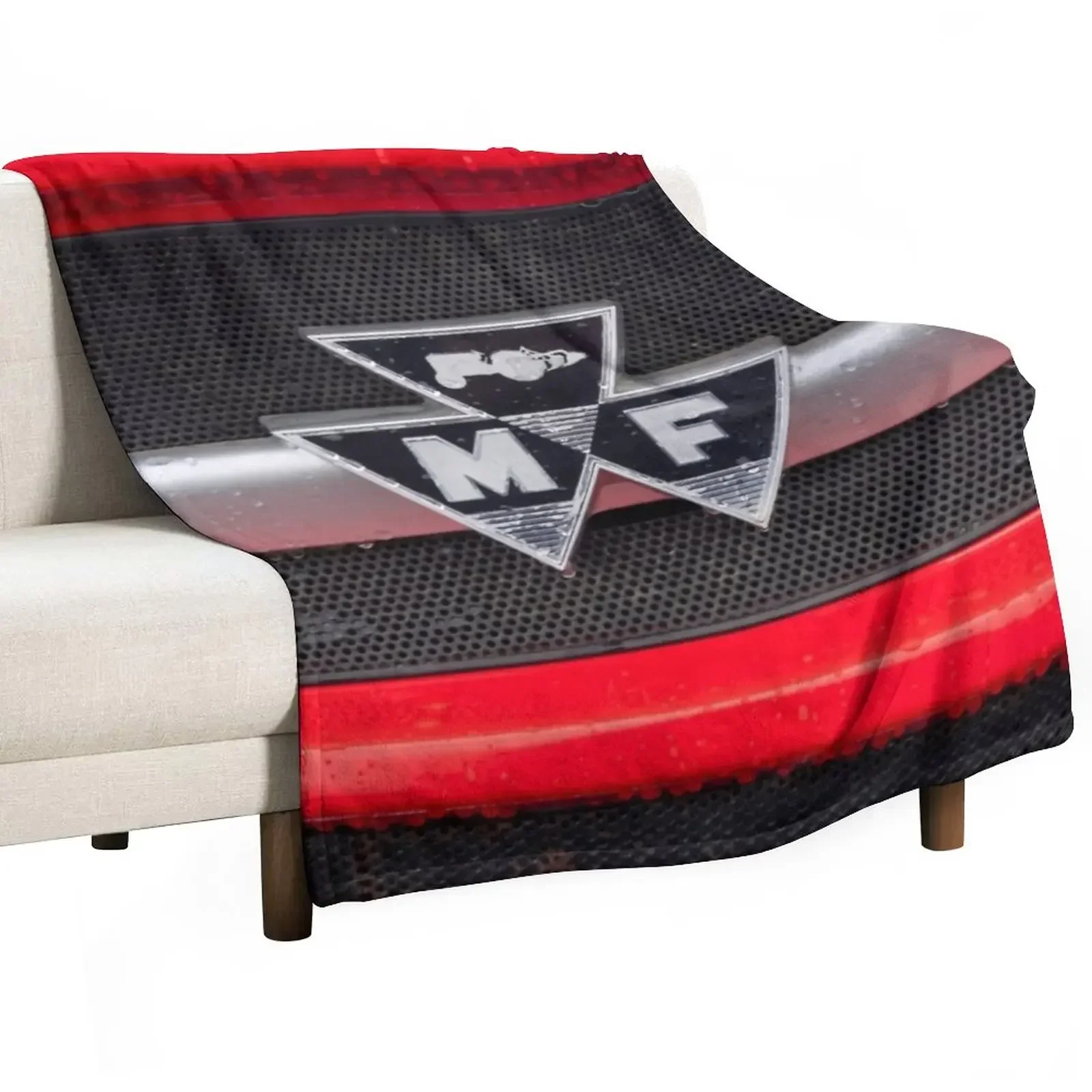 Vintage Massey Ferguson badge Throw Blanket For Sofa Thin For Decorative Sofa Quilt Multi-Purpose Blankets