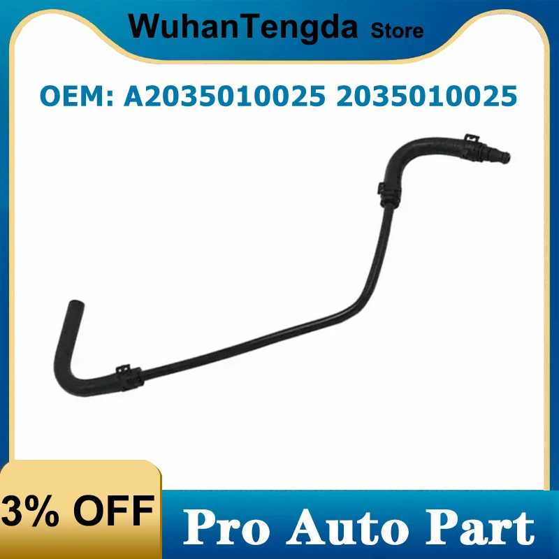 A2035010025 2035010025 Expansion Tank Vent Pipe Deputy Kettle Water Hose for Mercedes Benz C-CLASS W209 W203