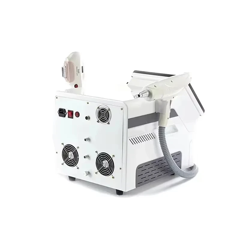Multifunctional 2 in 1 Professional Beauty Equipment IPL OPT Hair Remov ND Yag Laser Tattoo Remov Pico second Machine 2025
