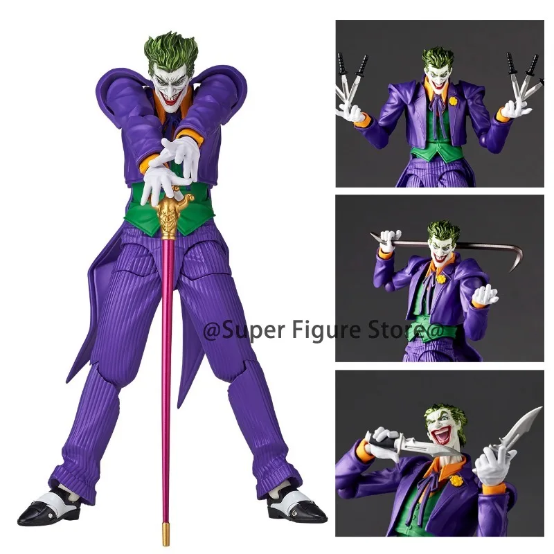 

Comic Justice League Joker Action Figure Kaiyodo Revoltech Figures Amazing Yamaguchi Collection Decoration Movable Model Toys