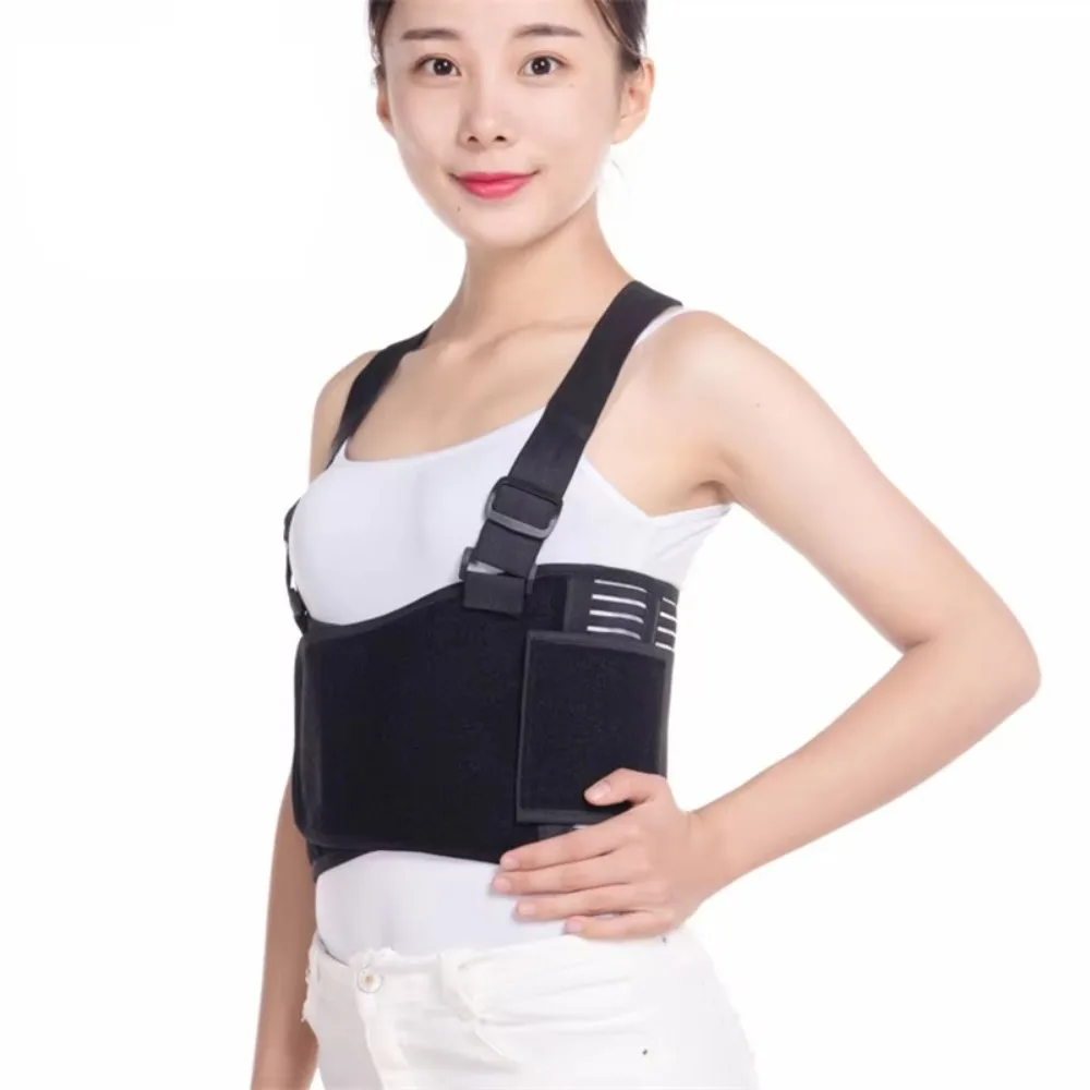 Adjustable Rib Fixation Belt Thoracic Spine Fracture Protector For Chest Surgery Elastic Rehabilitation Belt To Prevent Slidings