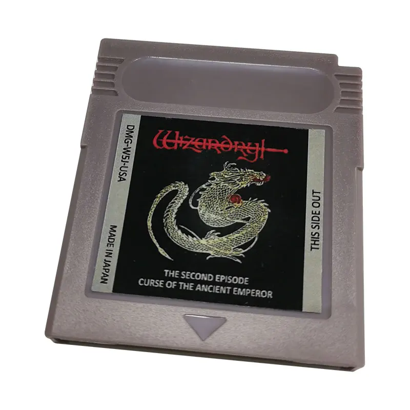 Cartão do console do cartucho do jogo, Wizardry, Gaiden 2, Kodai, Koutei, nenhum Noroi, língua inglesa, versão dos EUA, USA-32 Bit