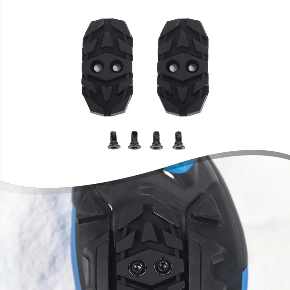 1 Set Mountainbike Cleat-Abdeckung Fahrradschuh-Adapter Cleat-zu-Flach-Konverter Rutschfester Fahrradpedal-Zubehör