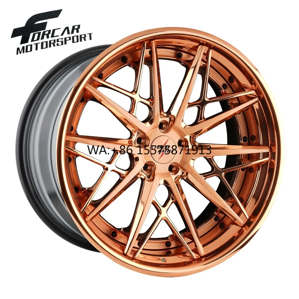 

Car Design Aftermarket Aluminum Forged T6061 & Casted A356.2 Alloy Wheels 2-Pcs Rims Wheel