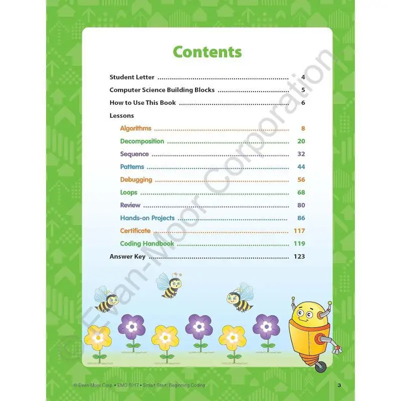 Smart Start Beginning Coding Grade PreK EvanMoor EvanMoor 9781645141532 Book