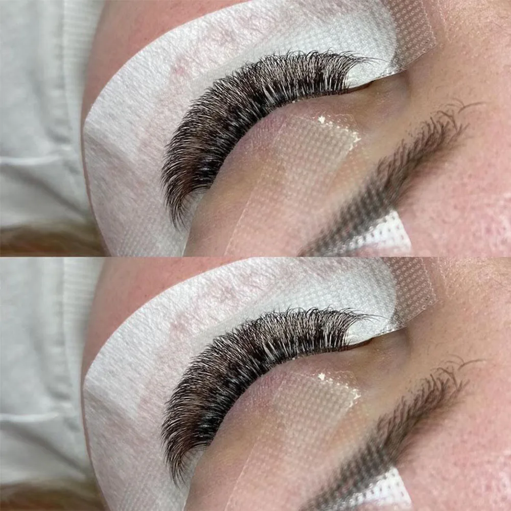 1000 Fans Brown Colored Premade Loose Fans 8-15 Mixed 5D 6D Thin Pointy Base Lash Extensions 8-15mm Mixed Russian Volume Lashes