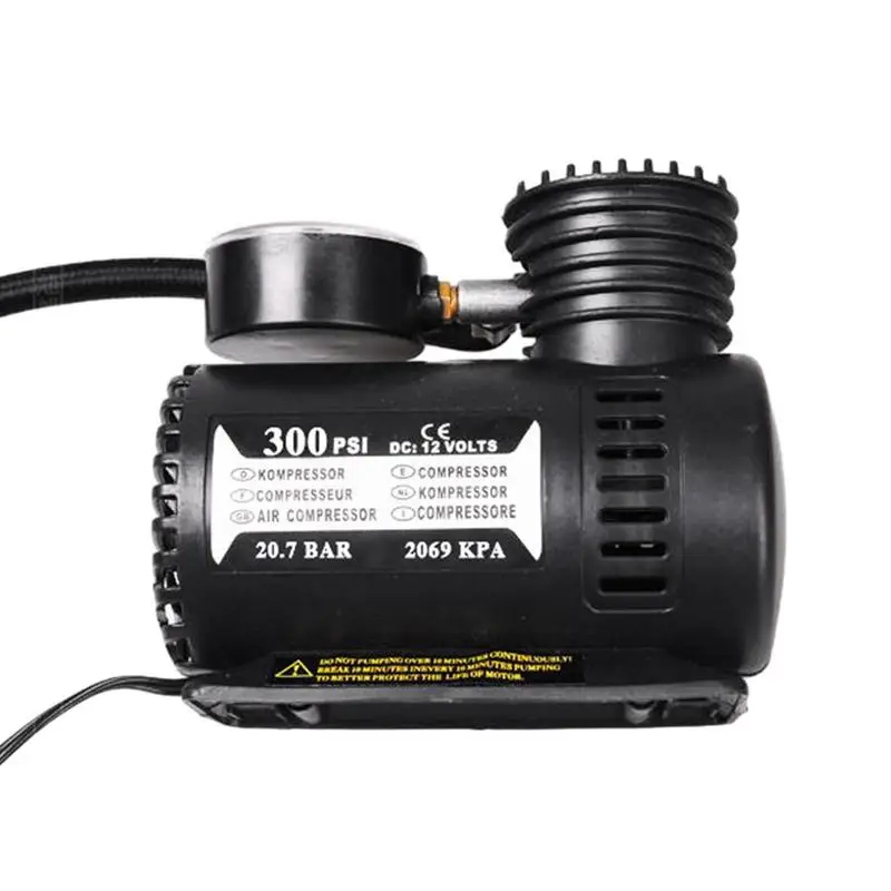 12v 300psi bomba de ar inflator elétrico compressor portátil bomba inflator pneu mini carro inflator acessórios automóveis ferramenta reparo