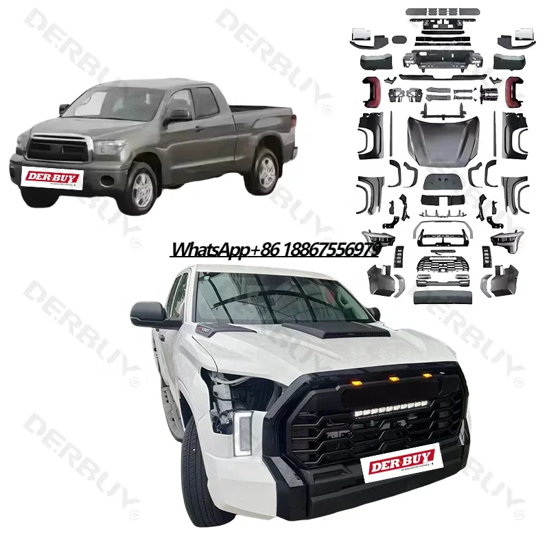 

Tunning Parts Bodykit for Tundra 2007 2008 2009 2010 2011 2012 to 2022 2023 2024 Style Tundra Auto Parts Bumper Bonnet Hradlamp