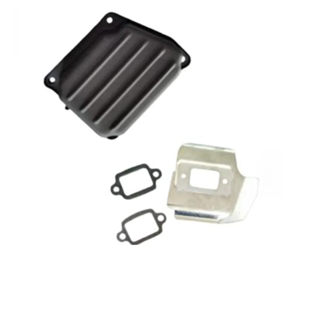 MS360 MS340 036 034 Chainsaw Muffler Replacement Designed for Use with For Exhaust Pipe Heat Shield Gasket Screw Assembly Setup