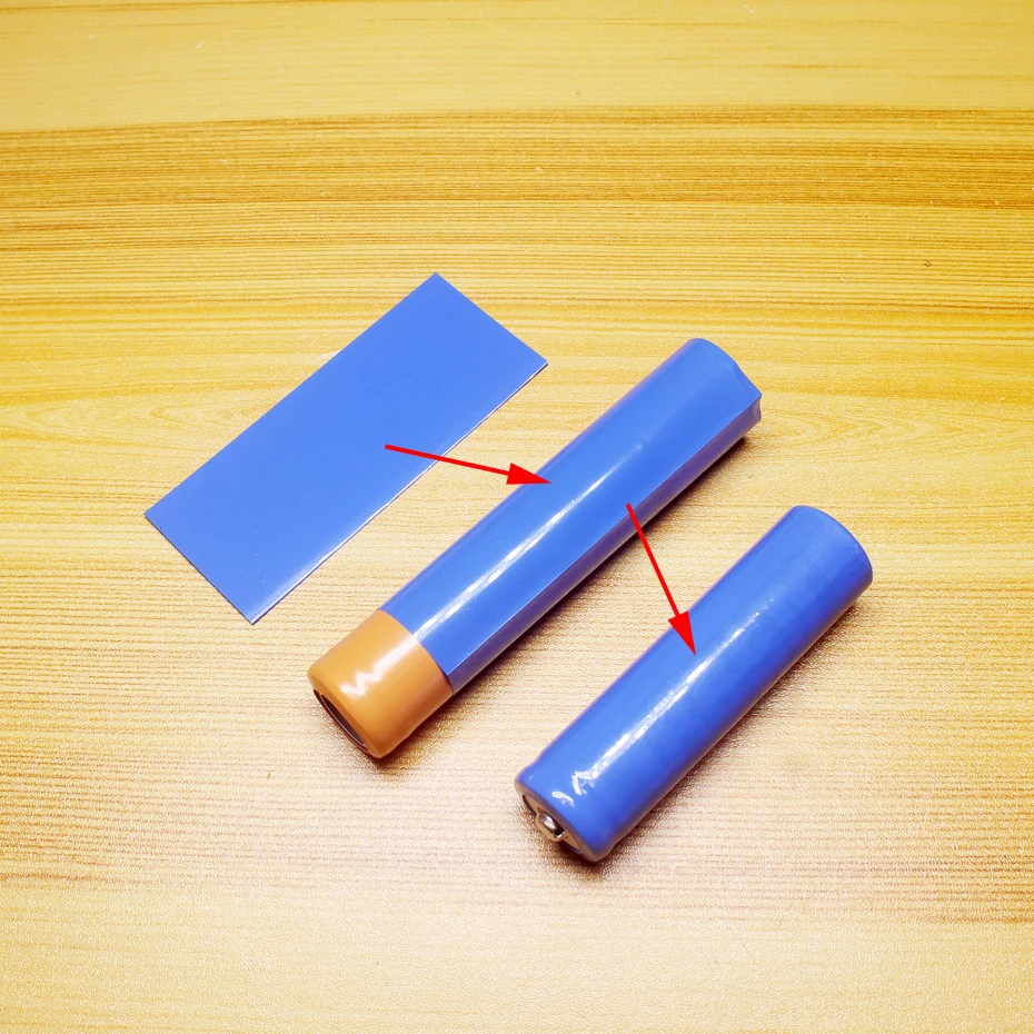 100pcs/lot Lithium battery packaging tube 14500 18650 21700 32650 Battery pack PVC heat shrink tube battery skin shrink film