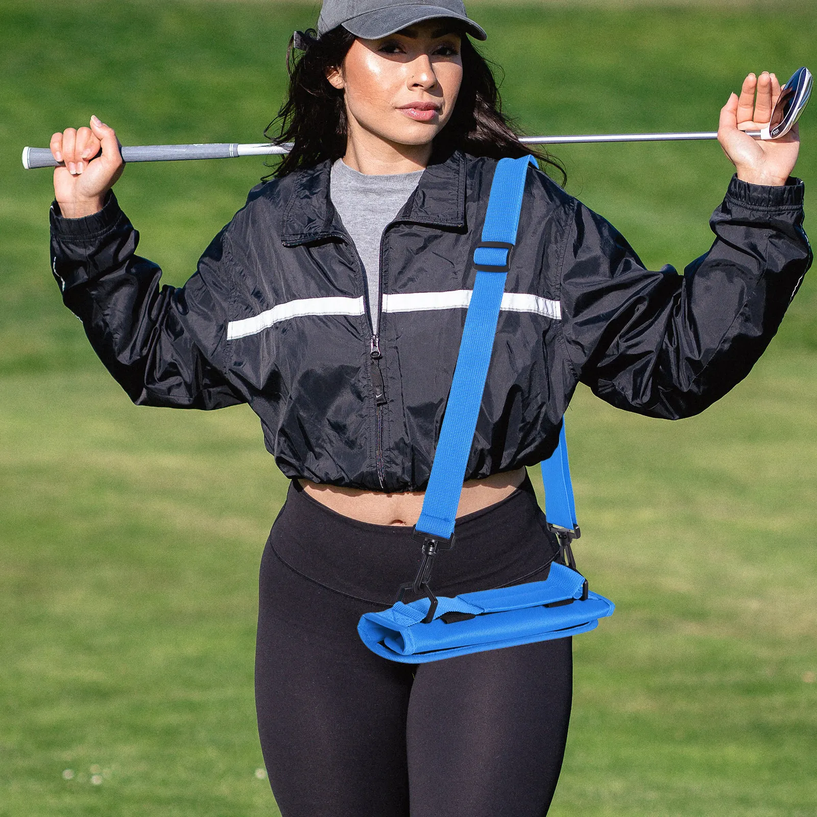 

Waterproof Golf Clubs Carrier Bag Portable Lightweight Pack Large Capacity for Travel Driving Range Accessories