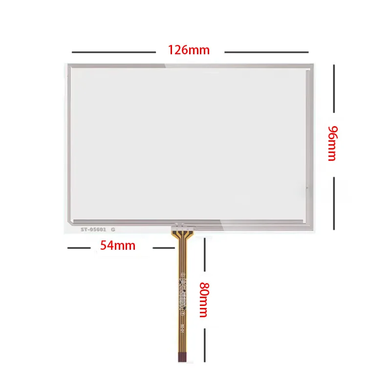New 5.7 inch 4 Wire 126mmx100mm ST-05061 Touch Screen Digitizer For 5.7 inch LCD Panel 126*100/99 Touch