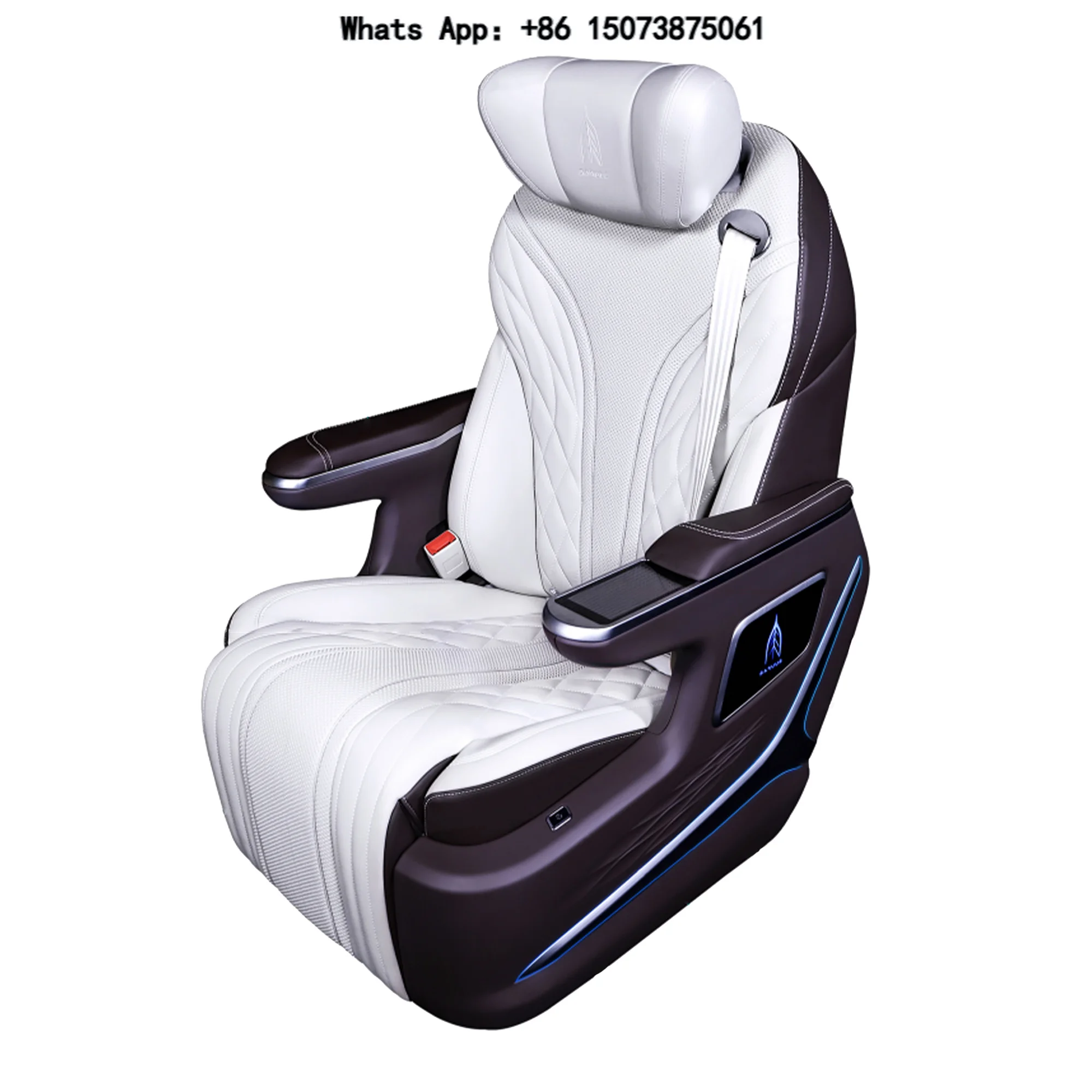 Luxury Leather Electric Aviation Captain Car Seat for VW Multivan T5 T6 Multivan MPV Interior Modification