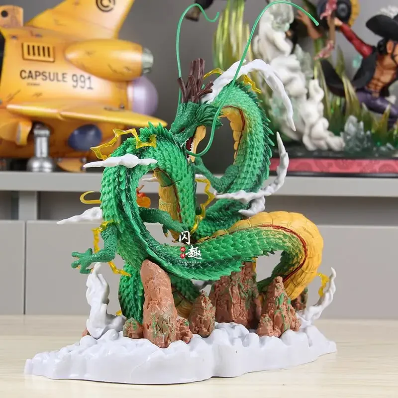 Dragon Ball Figure 22cm Shenron Anime Figure Goku e Shenron Figurine statua in Pvc modello bambola ornamento giocattoli regali scrivania Decora