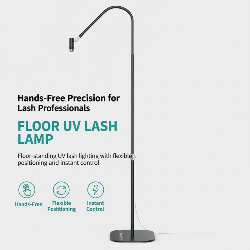 Lámpara de pestañas UV para extensión de pestañas, pegamento para pestañas, lámpara LED de curación, Gel de esmalte de belleza, luz de curado de