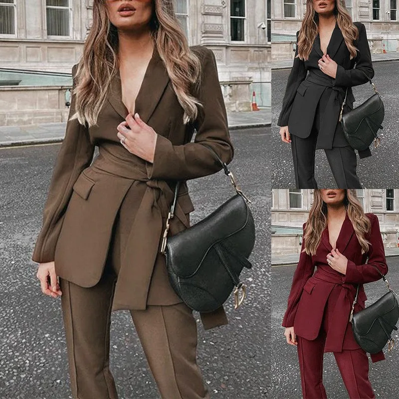 2026 Spring Autumn Hot-Selling Independent Station European And American Women's Fashion Elegant Suit Two-Piece
