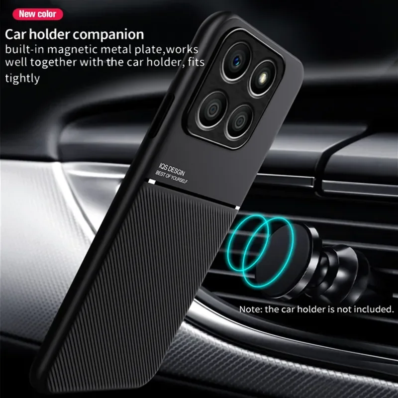 Rugged Non-Slip Portective Case for Honor X7C X6b X8b X8a X8 5G 200 Smart Cover Car Magnetic Suction Holder Coque Fundas Capa