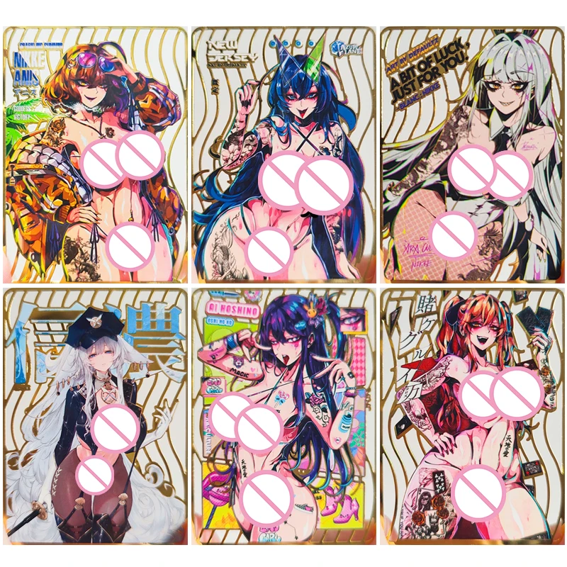 

Аниме История богини Acg Сексуальные карты Diy Металлические карты Yor Forger Frieren Shinano Коллекционные карты Подарки на день рождения Детские игрушки