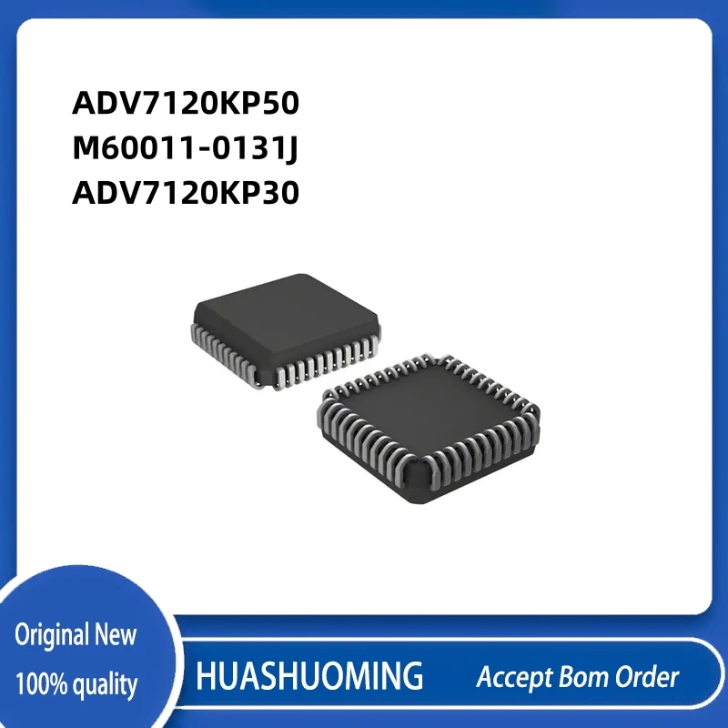 

5Pcs/Lot NeW ADV7120KP50 7120 ADV7120KP30 ADV7120 M60011-0131J M60011 60011 PLCC44