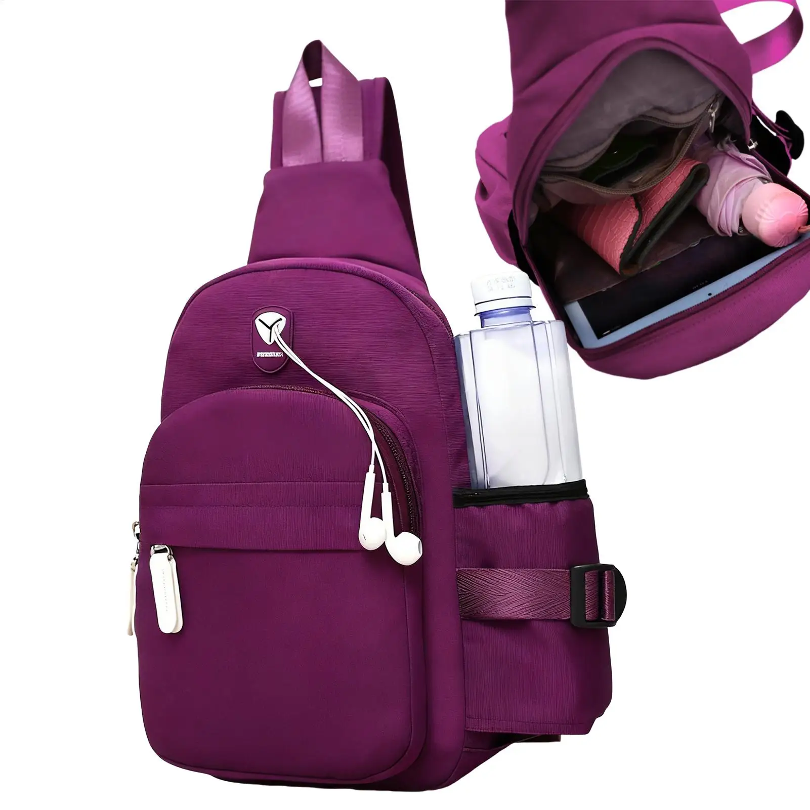 

Сумка на ремне, регулируемая водонепроницаемая легкая сумка, женская походная нагрудная сумка, дорожная сумка для путешествий на открытом воздухе, тренировок в тренажерном зале, поездок на работу