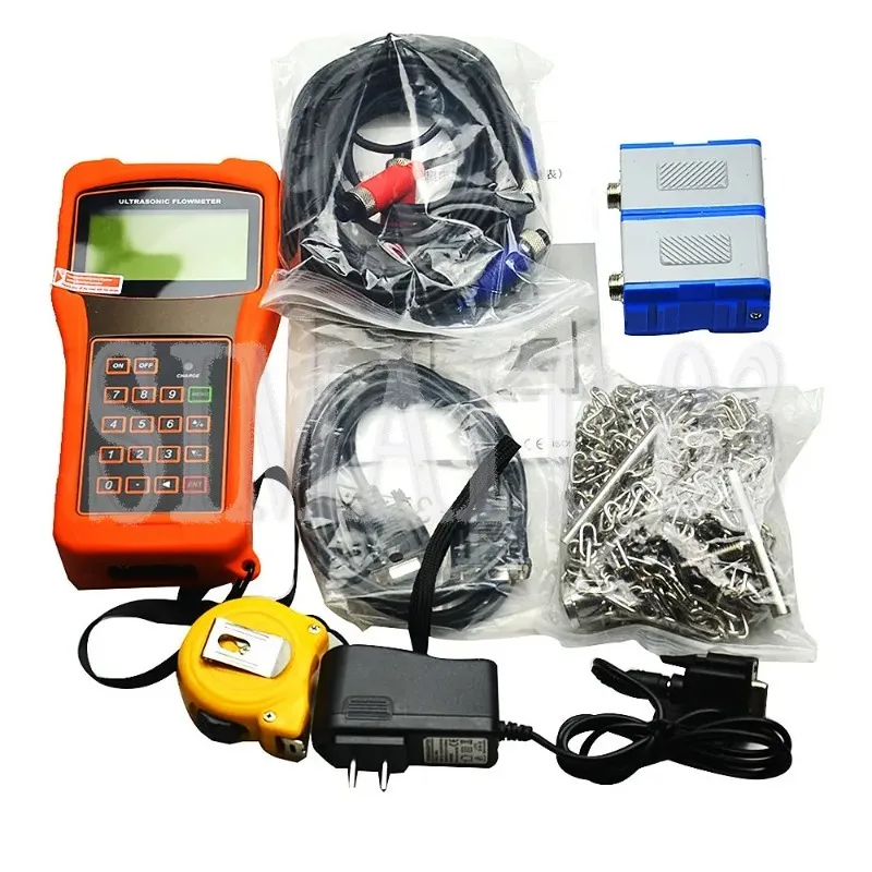 TUF-2000H Handheld Ultrasonic Flow Meter DN15-6000mm TS-2 TM-1 TL-1 Sensor -30~160℃ Clamp-on