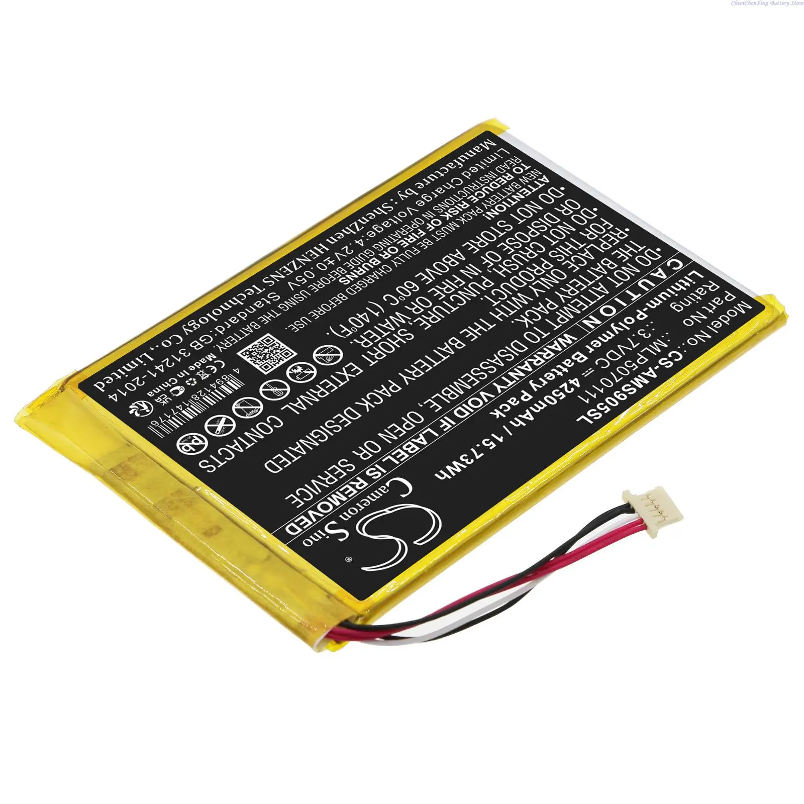 Cameron Sino 4250mAh Battery for Autel MaxiSys Mini,MS905,MS906,MY905,MK808,MK808BT,MK808TS,MP808,MP808TS,DS808,MK808IM,MK906