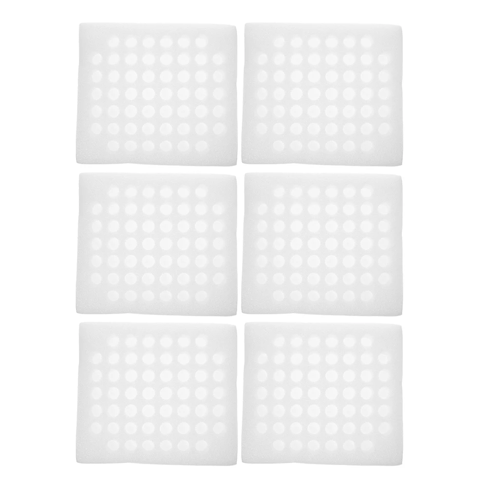 

6Pcs Quail Eggs Holder Foam Tray Pearl Cotton Shockproof Reusable Egg Container for Camping Picnic Outdoor Egg Storage