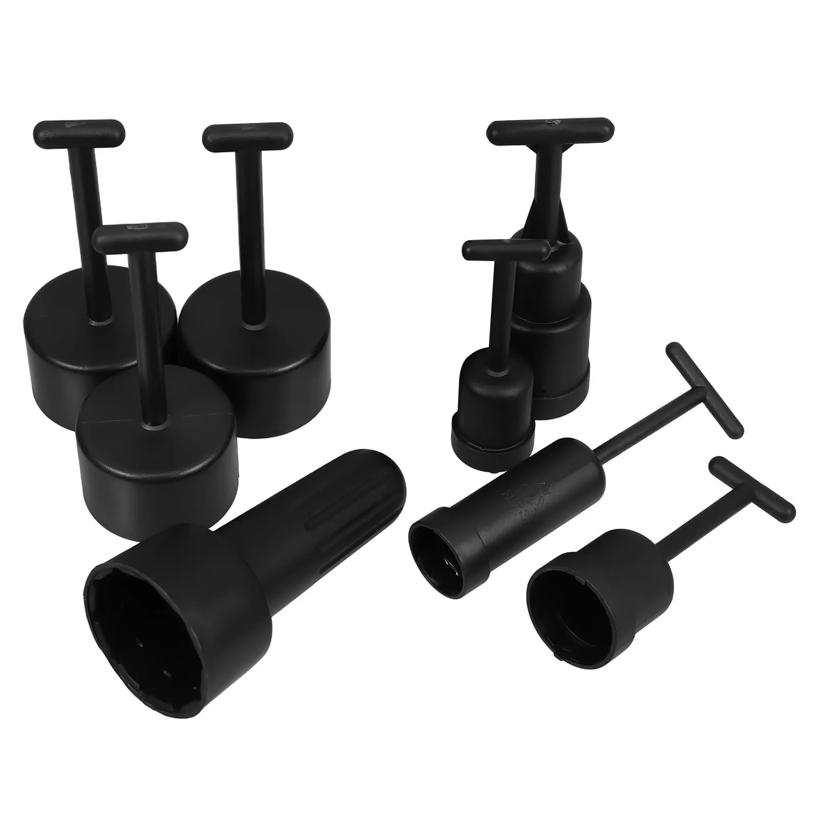 

8Pcs Light Socket Ring Remover Plastic Tool Set for Lamp Shades E14 E26 E27 G9 Retaining Rings Light Fixture Repair