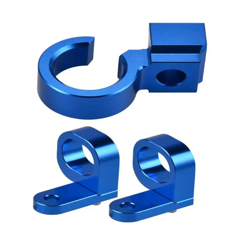 CNC Machining for Aluminum Mounting Brackets, Pipe Clamps Connectors  Custom Equipment Hardware