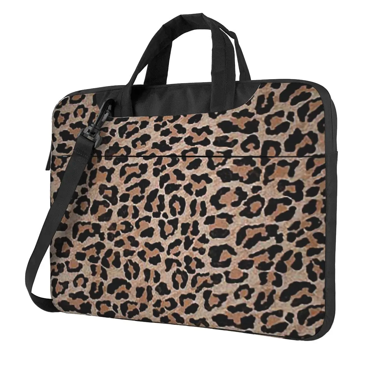 Cheetah Leopard Print Laptop Bag Protective Case Computer Bag 13 14 15.6 Inch Crossbody Notebook Pouch For Macbook Pro Air