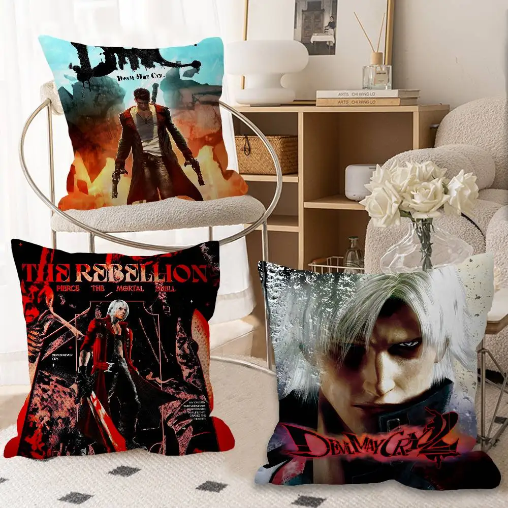D-Devil-May-Cry Stylish-Action Lucky Dragon pillow cover sofa cushion cover home room decoration children gift