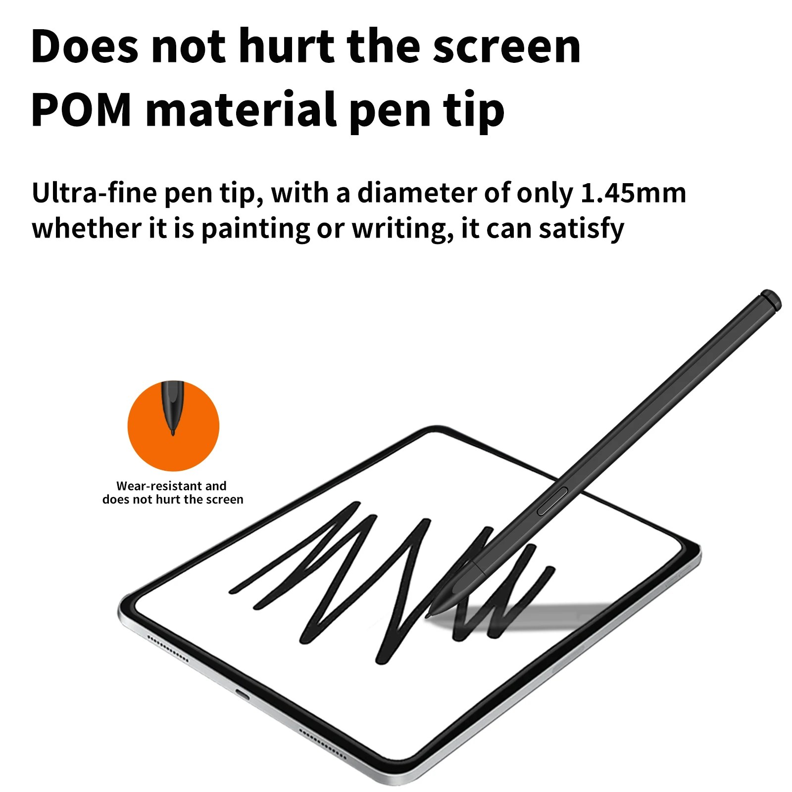 

EMR Stylus for Remarkable 2 Digital Eraser Compatible 4096 Pressure Level Sensitivity Palm Rejection Replacement Pen for Kindle