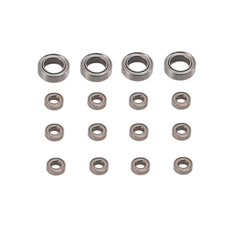 16PCS Steel Ball Bearing 3x6x2mm & 6x10x3mm For WPL C14 C24 B14 B24 B16 B36 MN D90 MN-90 MN99S RC Car Spare Parts Accessories