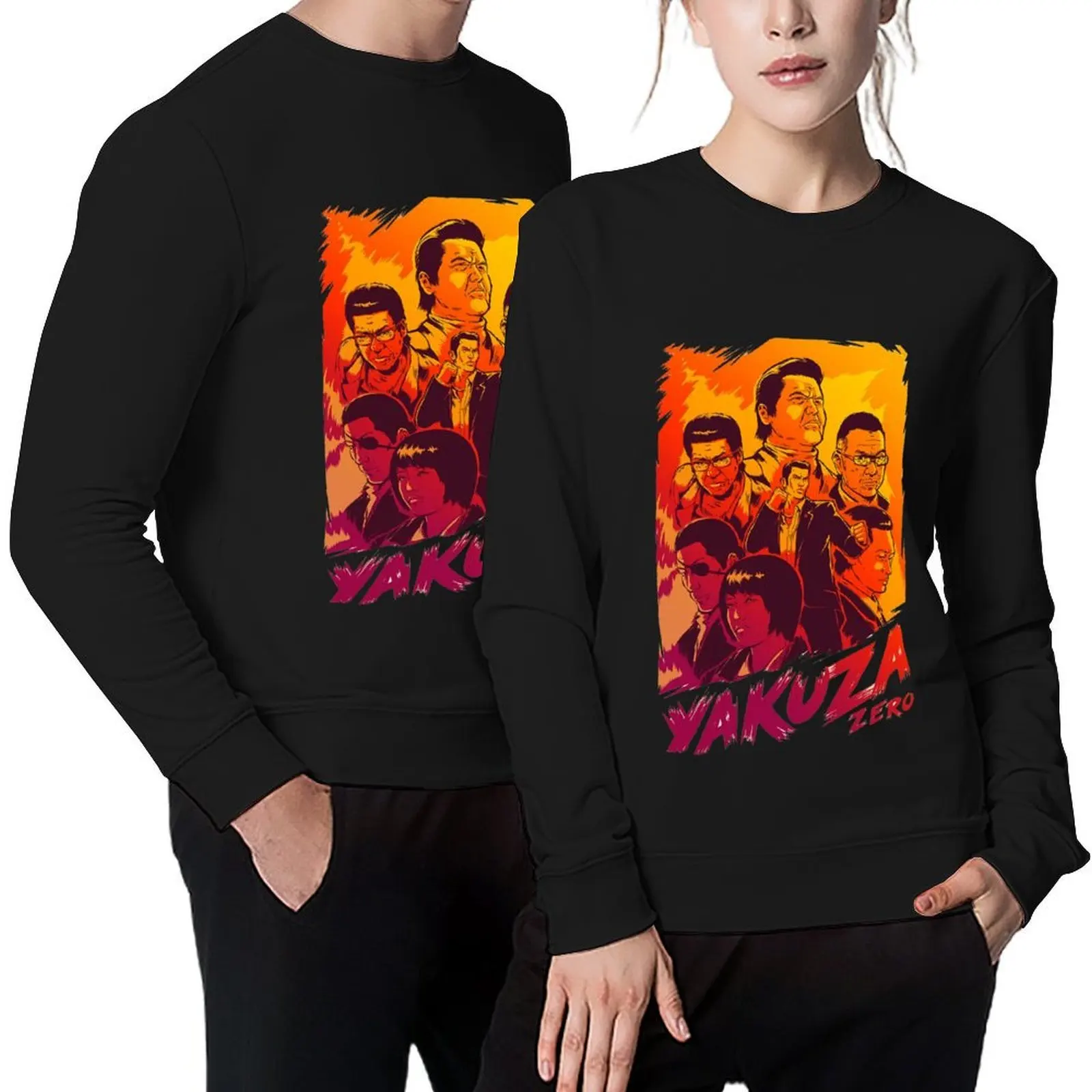 

Yakuza Heroes Pullover aesthetic clothing autumn new products men's winter sweater men wear new sweatshirts